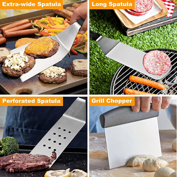 POLIGO 28PCS Griddle Accessories Kit, Flat Top Grill Accessories Set - Image 4
