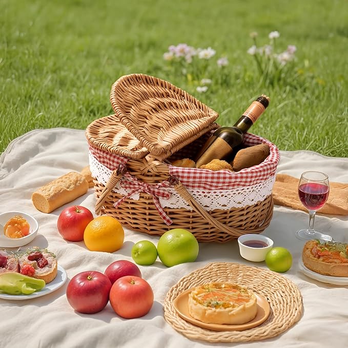 GRANNY SAYS Picnic Basket, Wicker Basket - Image 2