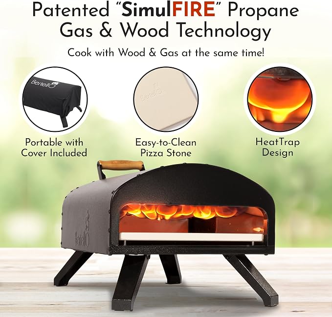 Bertello SimulFIRE Outdoor Pizza Oven Bundle - Image 4