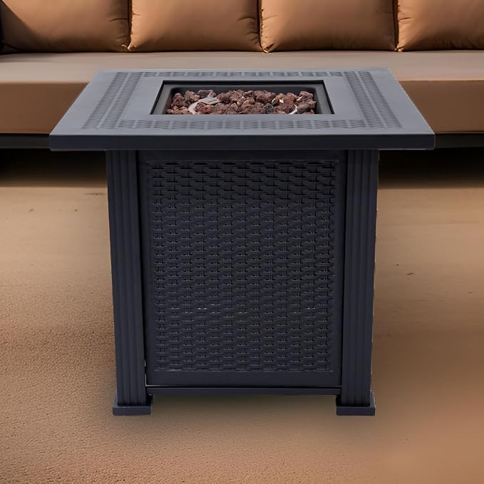 Lausanne Propane Fire Pit Table 28” Outdoor Firepit 50, 000 BTU Firepits - Image 6