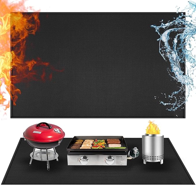 24x48in Heat Resistant Grill Mats by Amerbro