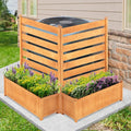 Air Conditioner Fence, Outdoor Wood Privacy Screens by Mosener