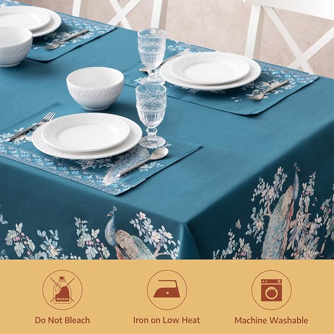 Maison d' Hermine Premium Table Cloth Square Table 100% Combed Cotton 70 x 70 - Image 8
