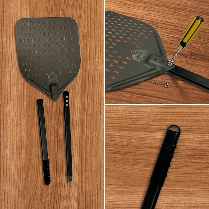 Chicago Brick Oven Perforated Pizza Peel - Image 5