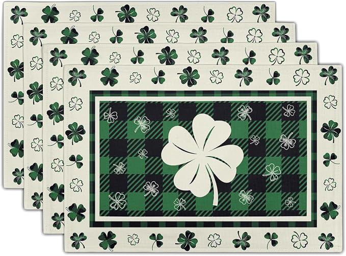 Giwawa Lucky Clover Placemats Set of 4 by Giwawa