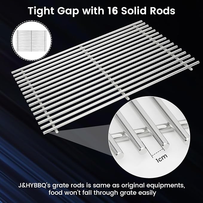 J&HYBBQ 17.4" Stainless Steel Grill Grates - Image 4
