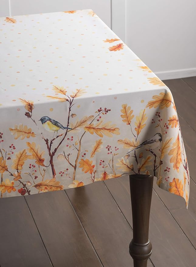 Maison d' Hermine Table Cloth Rectangle Table 100% Cotton 70 x 120 Inches Fall - Image 7
