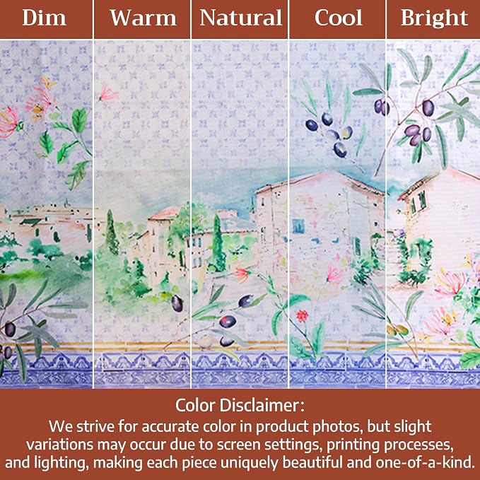 Maison d'Hermine Premium Table Cloth Round Table 100% Cotton 70 Inches - Image 9