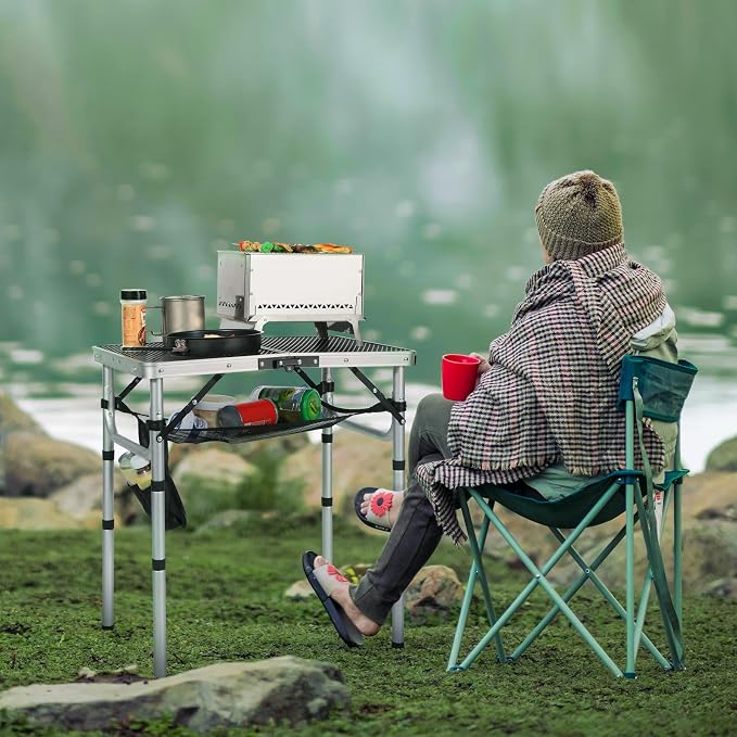 REDCAMP Small Folding Grill Table - Image 2