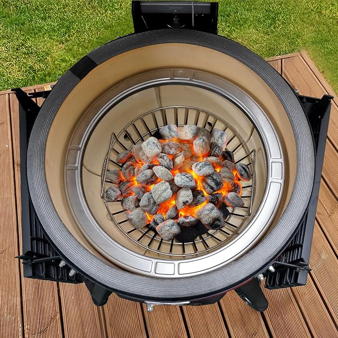 only fire Charcoal Ash Basket, Stainless Steel Charcoal Holder - Image 3