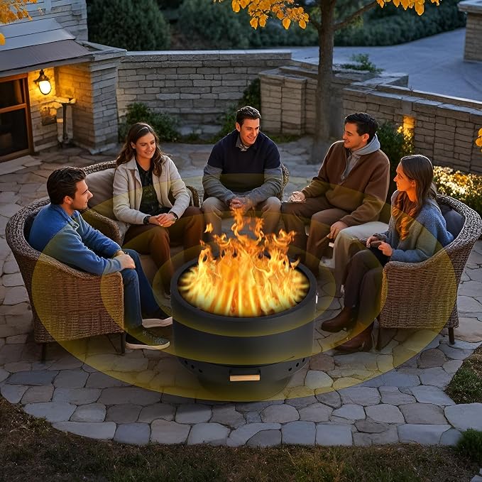 GarveeLife 26 in Smokeless Fire Pit - Image 8
