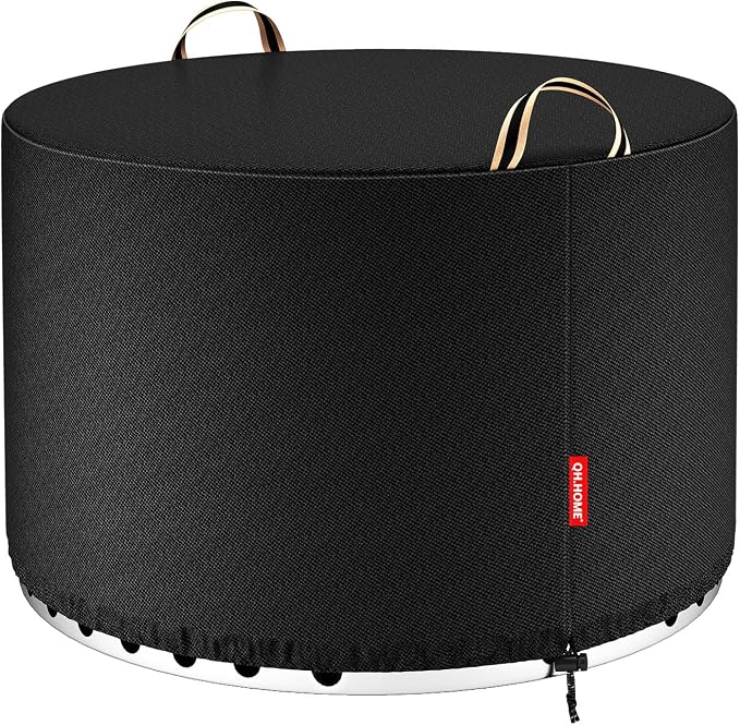 QH.HOME Fire Pit Cover Round for Solo Stove Yukon 27"-29", Waterproof Smokeless by QHHOME