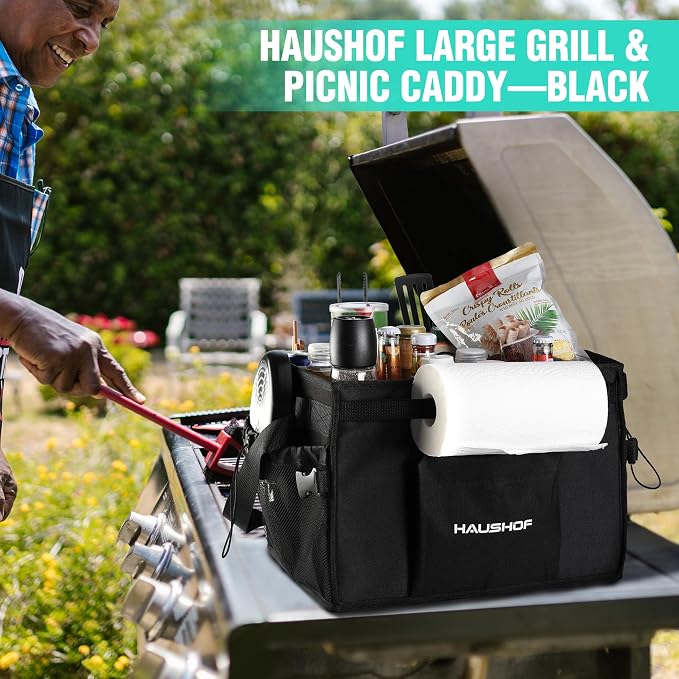 HAUSHOF Large Grill and Picnic Caddy - Image 6