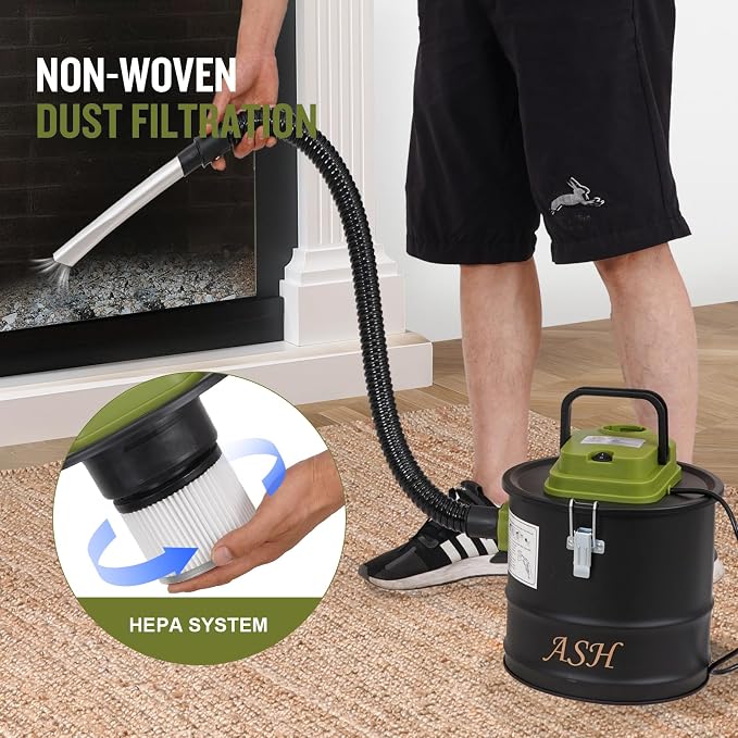 Ash Vacuum Cleaner -2.6 Gallon Fireplace Ash Vac - Image 3