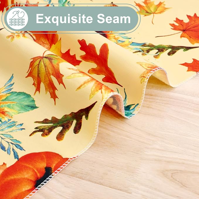 misaya Rectangle Waterproof Vinyl Table Cloth, Wipeable Tablecloth - Image 7