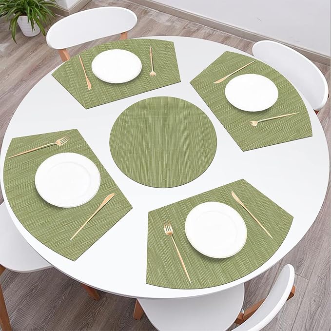 SHACOS Large Size Wedge Shape Placemats - Image 3