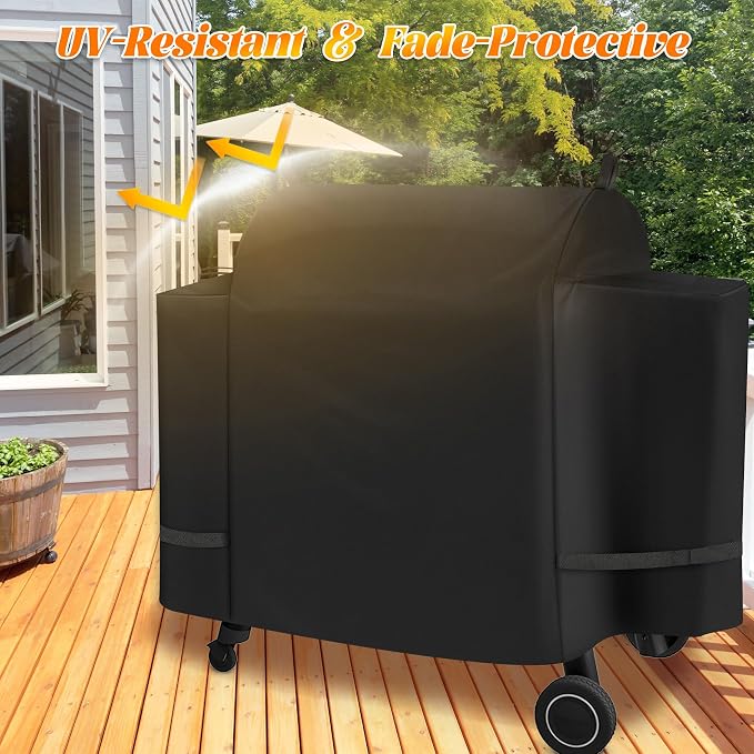 Grill Cover for Traeger Ironwood 885 BAC513 Wood Pellet Smoker Replacement - Image 6