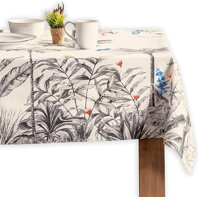 Maison d' Hermine Table Cloth Square Table 100% Cotton 54 x 54 Inches Fall by MaisondHermine
