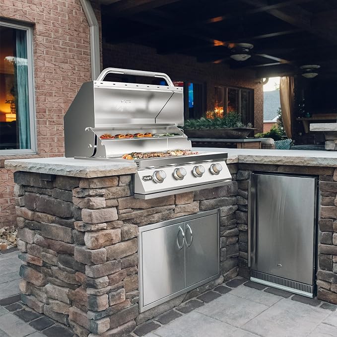Hygrill 32-Inch Built In Grill, Stainless Steel 4-Burner Grill Head - Image 7