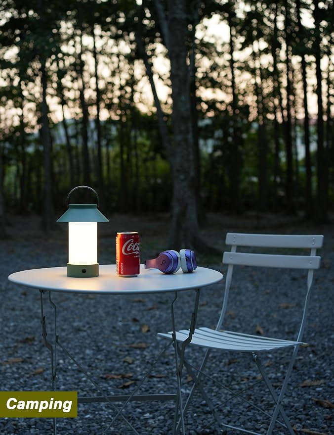 Rechargeable Outdoor Lantern Waterproof, Dimmable Warm White & Flickering Flame - Image 6