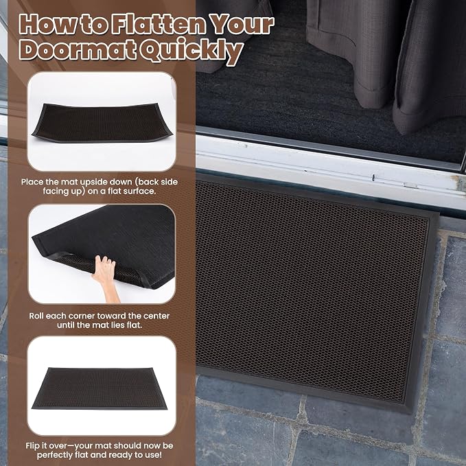 Outdoor Indoor Door Mats for Entryway, Heavy Duty and Durable All-Weather Entry - Image 7