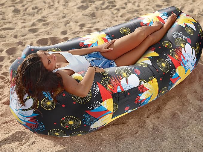 WEKAPO Inflatable Sun Lounger, Air Sofa, Waterproof and Leak-Proof, Picnics and - Image 4