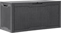 YITAHOME 100 Gallon Outdoor Storage Box, Large Water Resistant Resin Deck Box by YITAHOME