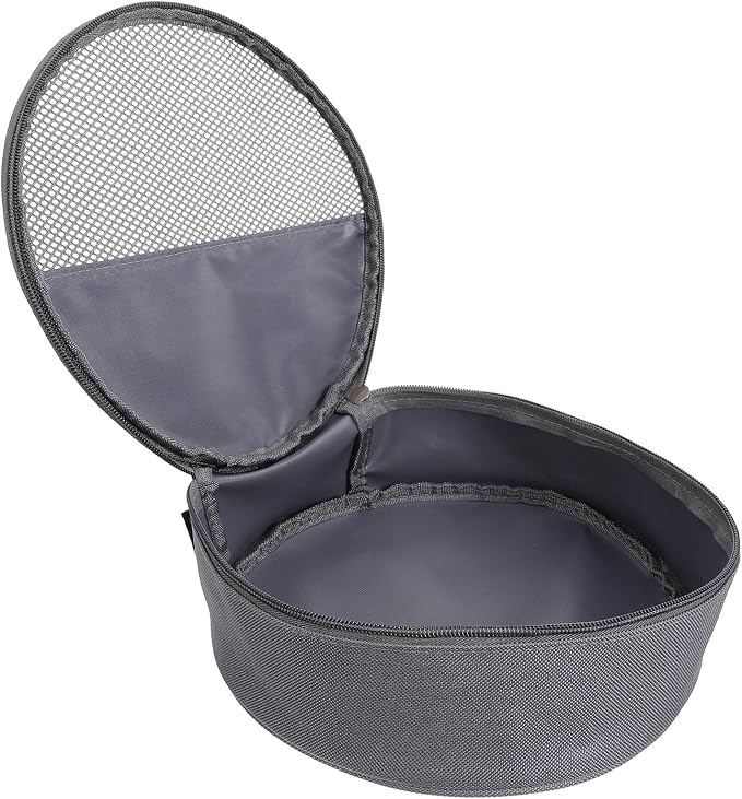 Outdoor Tableware Bag Round Mesh Camping Storage Organizer - Image 3