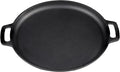 Sunnydaze 13.75-Inch Pre-Seasoned Cast Iron Pizza Pan by SunnydazeDecor