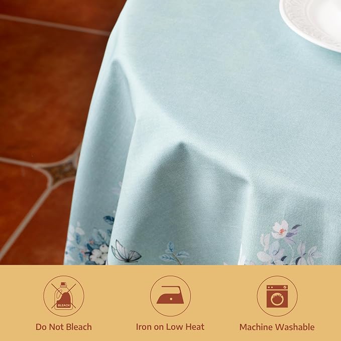 Maison d' Hermine Premium Table Cloth Round Table 100% Combed Cotton 70" - Image 8