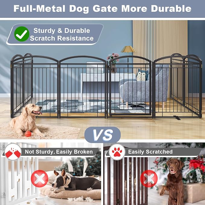 Full Metal Free Standing Dog Gate - Image 2