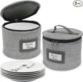 HOMELUX THEORY Saucer Plate Storage Box, Heavy Duty Moving Box by HomeluxTheory