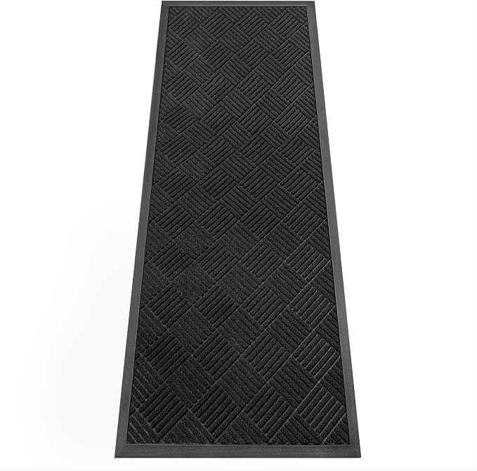 Indoor Outdoor Door Mat, 6’x 2' Doormat by HOMEK