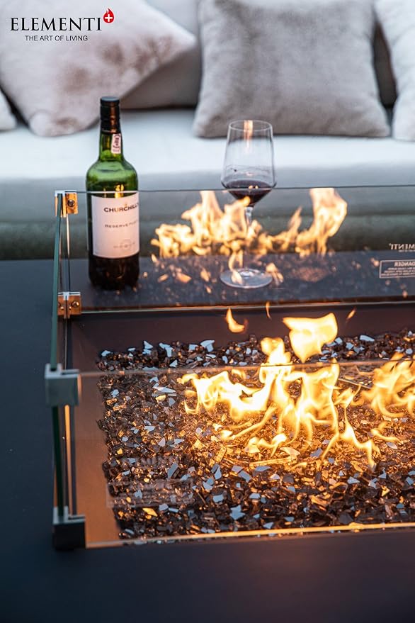 All Fire Table Pit Wind Screens and Stainless Steel Buner Lid from Eelemeti | - Image 9