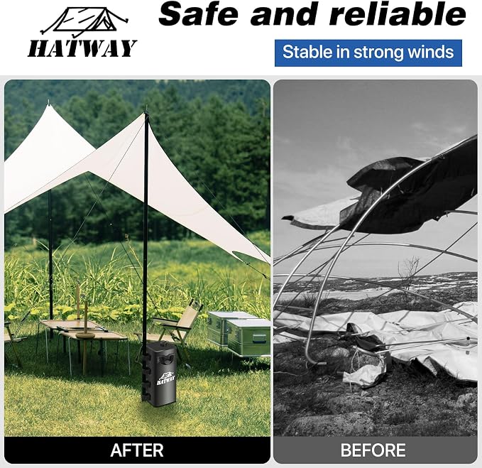 Canopy Water Weight Bag, 220 LBS Water Tent Weights Set of 4 Leg Weights - Image 5