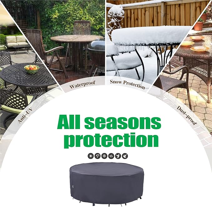 F&J Outdoors Outdoor Patio Furniture Covers, Waterproof UV Resistant - Image 8