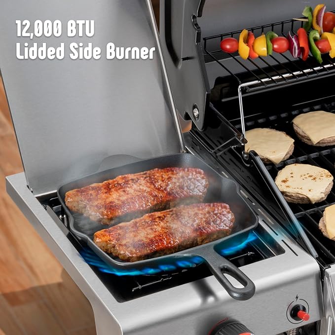 All Stainless Steel 4+1 Burner Gas BBQ Grill, Outdoor Propane Grill - Image 8