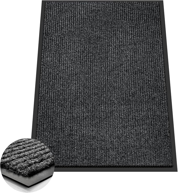 Azadx 3'x4' Front Door Mat Heavy Duty Indoor Outdoor Door Mat Non-Slip Backing by Azadx