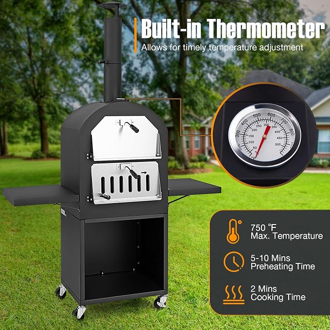 Giantex Pizza Oven Outdoor - Image 3