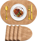 ADRIMER Placemats, Heat Resistant Oval Placemats Set of 4 Washable 12 x 17 Inch by Adrimersdreamistobeanindispensablecompanioninyourlife
