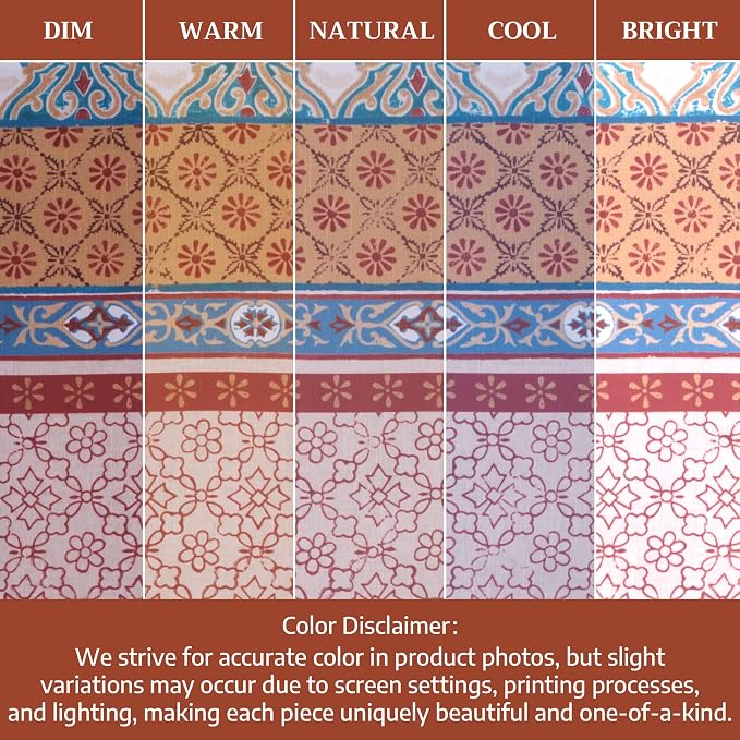 Maison d' Hermine Table Cloth Round Table 100% Cotton 69 Inches Fall Tablecloth - Image 6