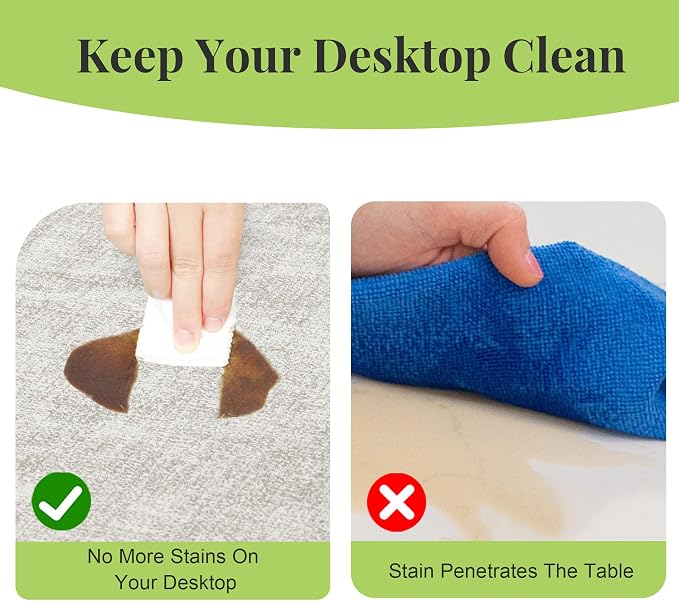 13-Inch Faux Leather Round Placemats Set of 4, Waterproof Anti-Slip Dual Sided - Image 5