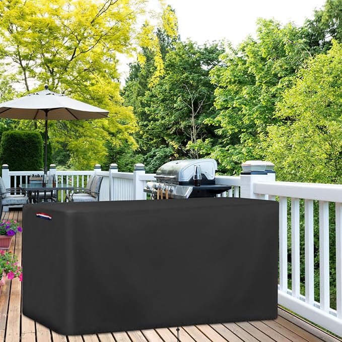 Outdoor Storage Deck Box Cover for Rubbermaid Cabinet, Waterproof Outdoor - Image 7