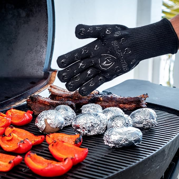 Grill Armor Oven Gloves – 932°F Heat, Fire & Cut Resistant Mitts - Image 8