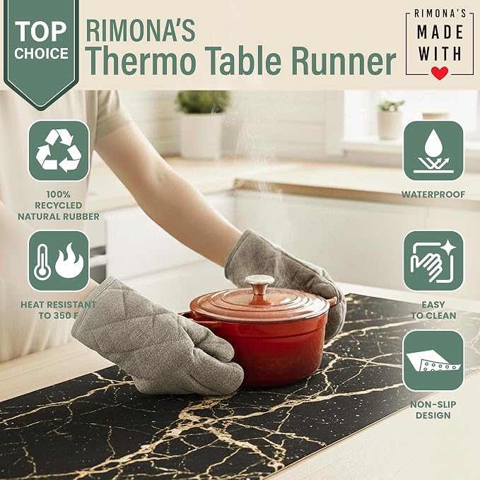RIMONA'S Thermo Heat Resistant Table Runner and Trivet - Image 4