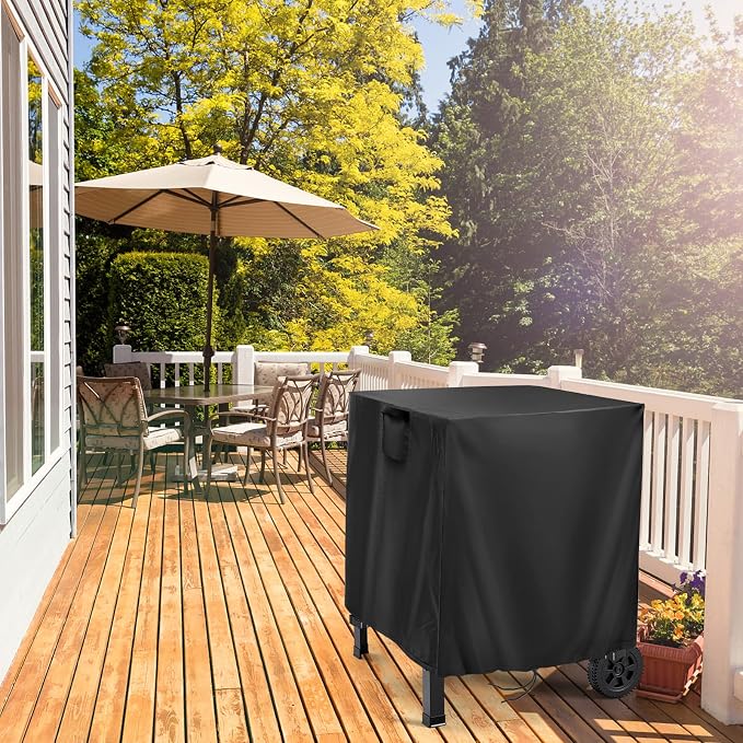 Outdoor Prep Table Cover for Inkmin Double-Shelf Movable Dining Cart Table - Image 8