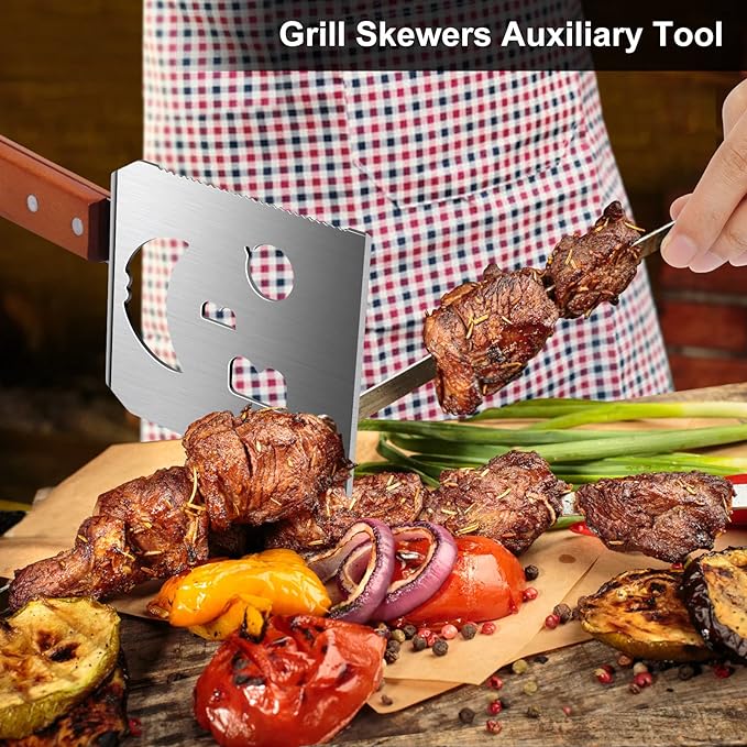 Heavy Duty BBQ Grill Tongs and Spatula - Image 7