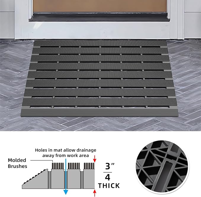 MATALL Waterproof Outdoor Door Mat - Image 3
