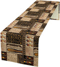 Ancient Egyptian Table Runner, Vintage Abstract Mystical Hieroglyphics Culture by Unknown