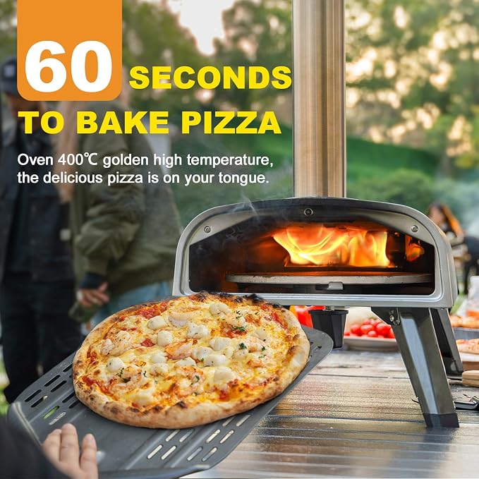 Outdoor Pizza Oven aidpiza 12" Wood Pellet Pizza Ovens - Image 4